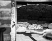 Le fournil de l’Hof ter Musschen Enfournement d'un pâton