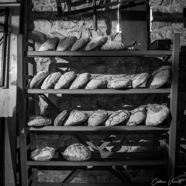Le fournil de l’Hof ter Musschen à Woluwé Saint-Lambert (Bruxelles) - ressuage du pain sur l'échelle à boulanger